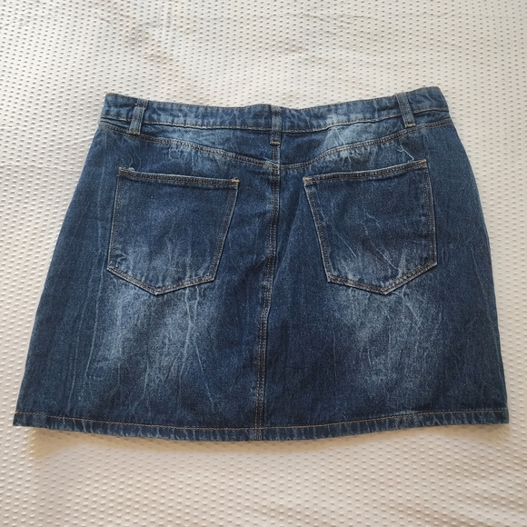 Denim Mini Skirt - Picture 2 of 5